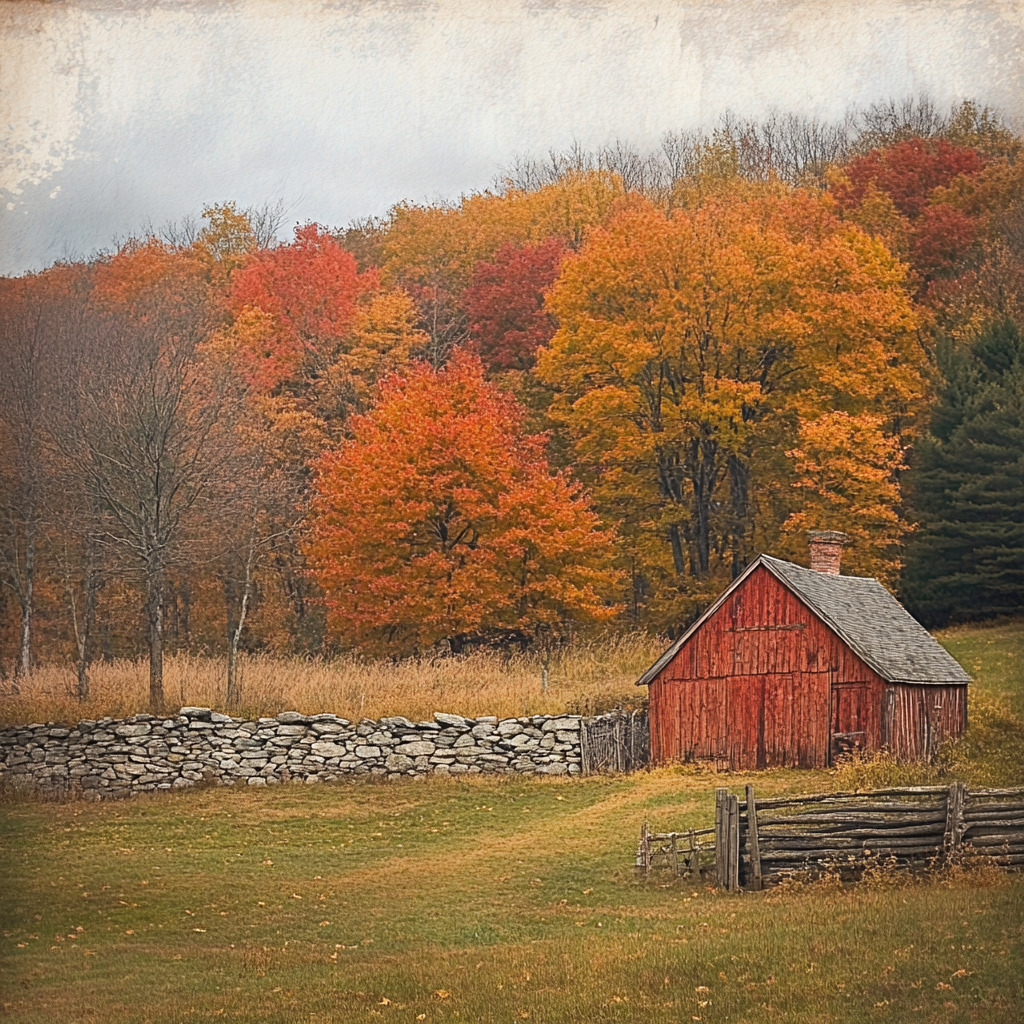 a barn in rural new england