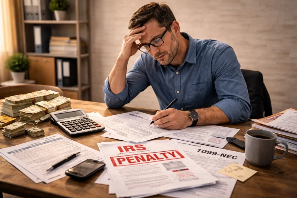 stressed business owner