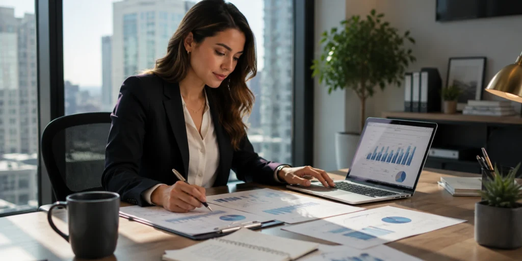 woman growing a business